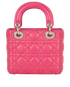 Mini Lady Dior, &pound;2,200, Handbags, Pink, Leather, Back view